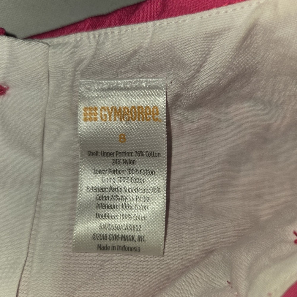 Gymboree Pink Embroidered Floral Shift Dress Girls Size 8 - Picture 6 of 11
